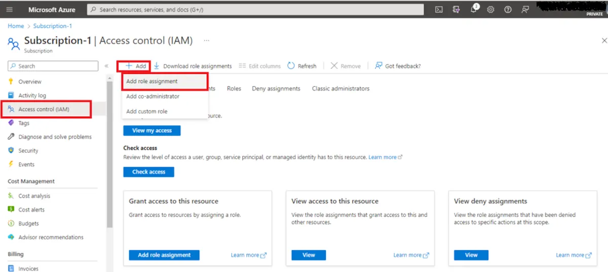 Conectando provedores da Azure Enterprise Agreement ao Cloud8