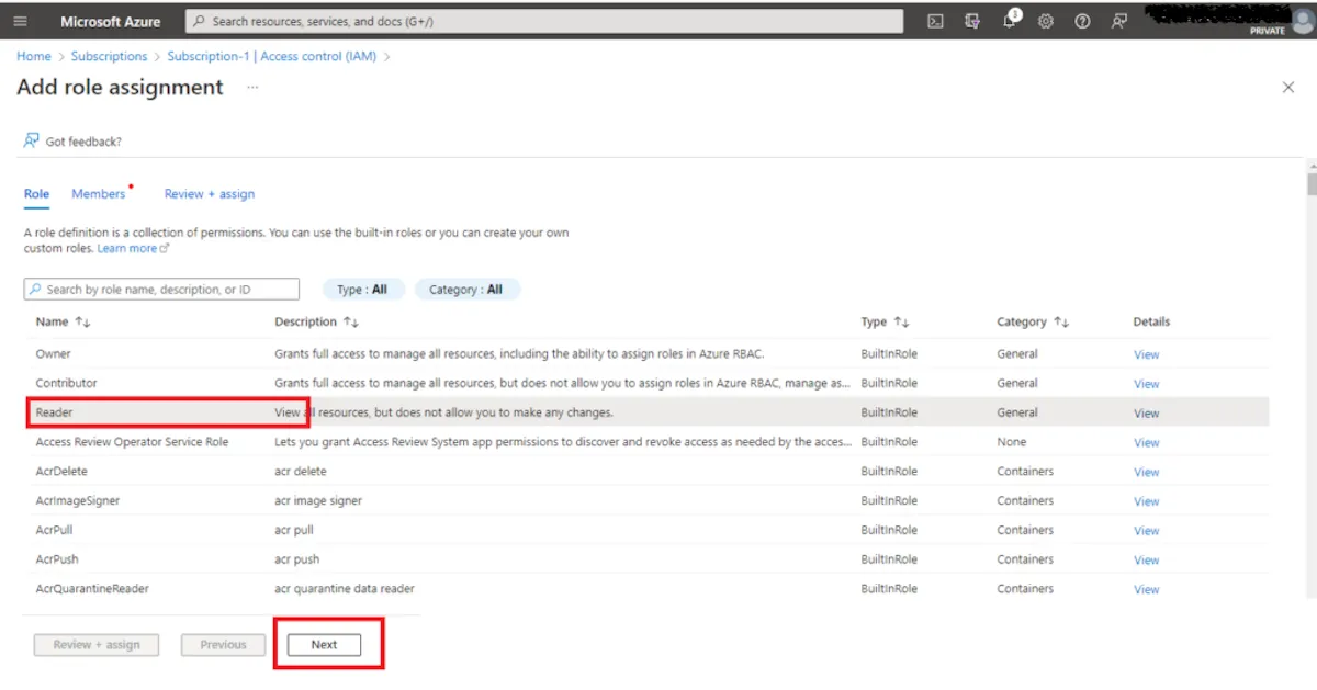 Conectando provedores da Azure Enterprise Agreement ao Cloud8