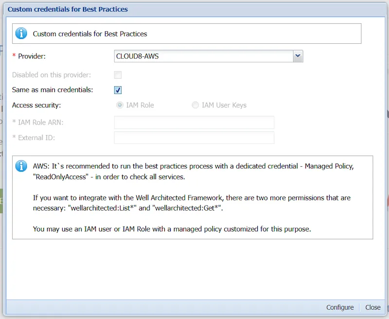 Conectando provedores da Azure Enterprise Agreement ao Cloud8