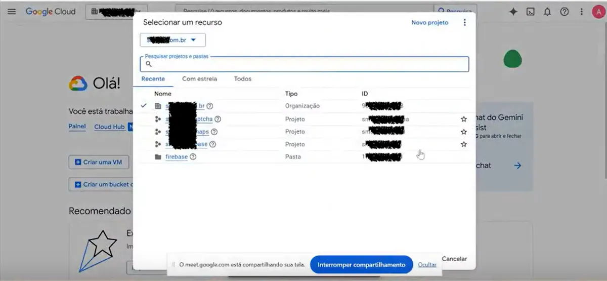 Conectando provedores GCP ao Cloud8 Conectando provedores GCP ao Cloud8