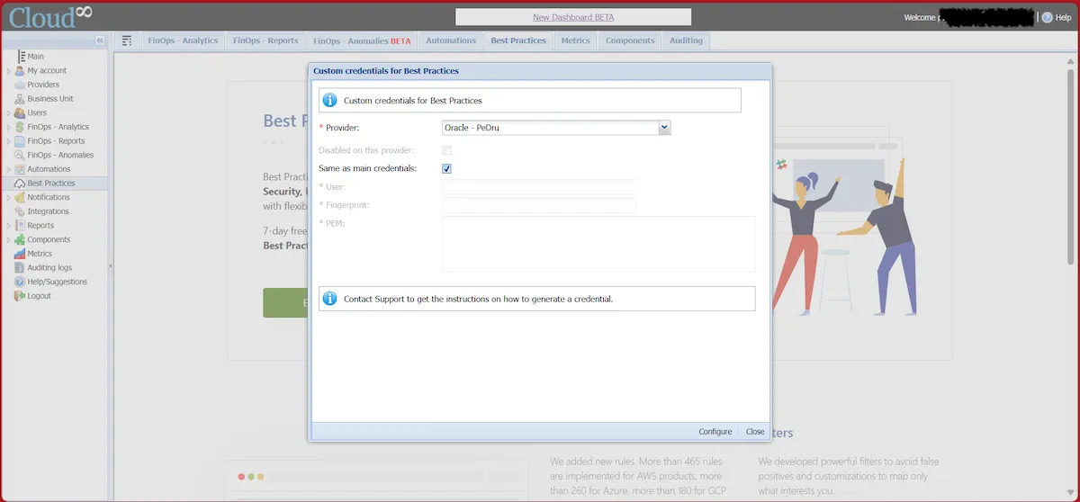Conectando provedores GCP ao Cloud8 Conectando provedores GCP ao Cloud8