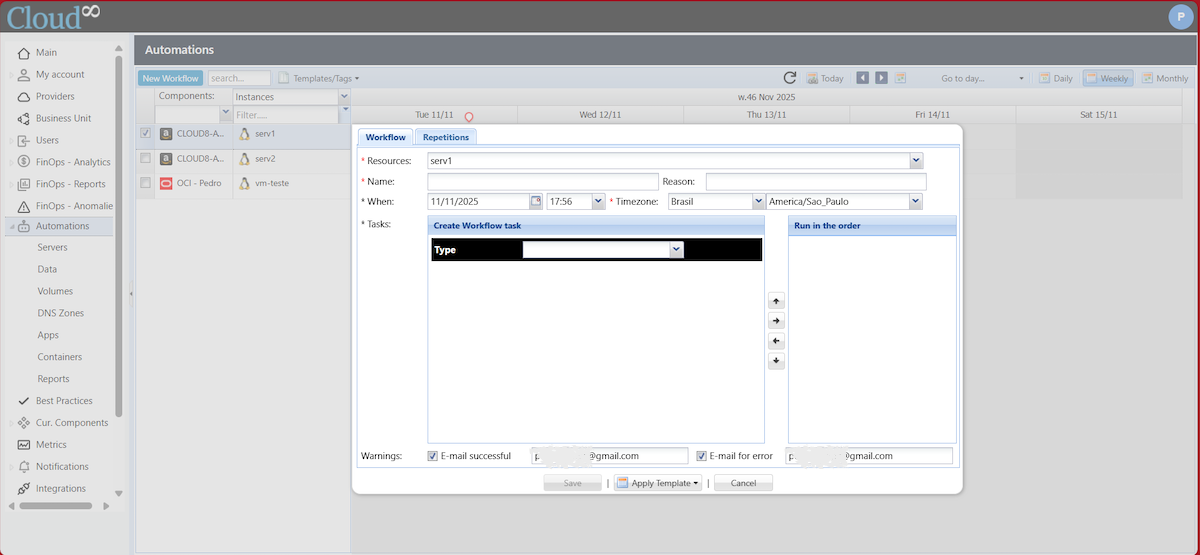 Cloud8 Automations