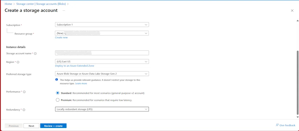 Integrando Azure Storage