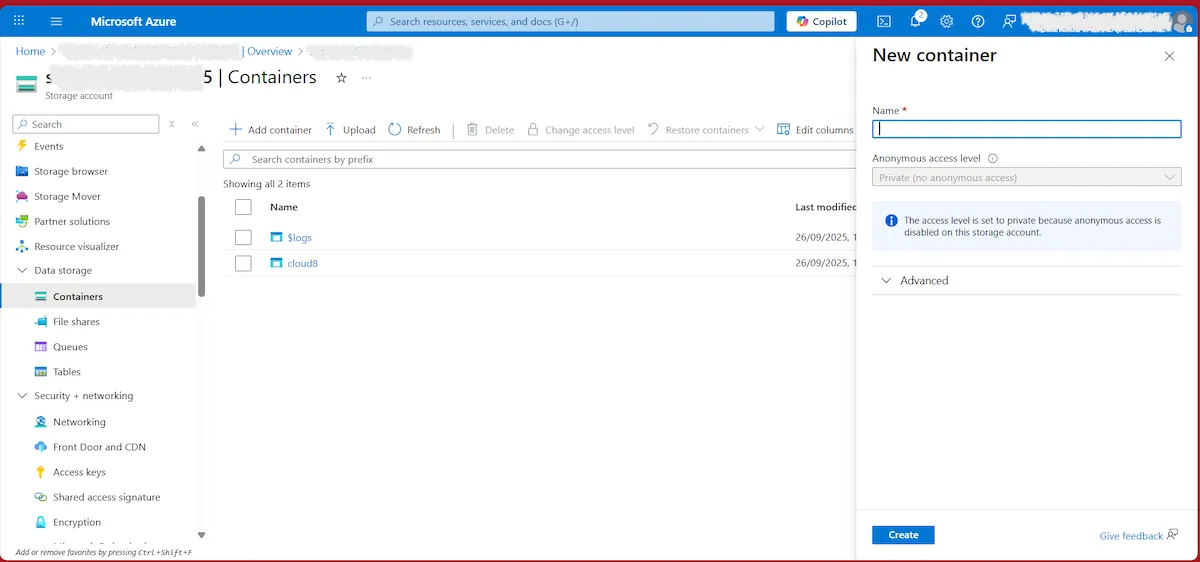 Integrando Azure Storage