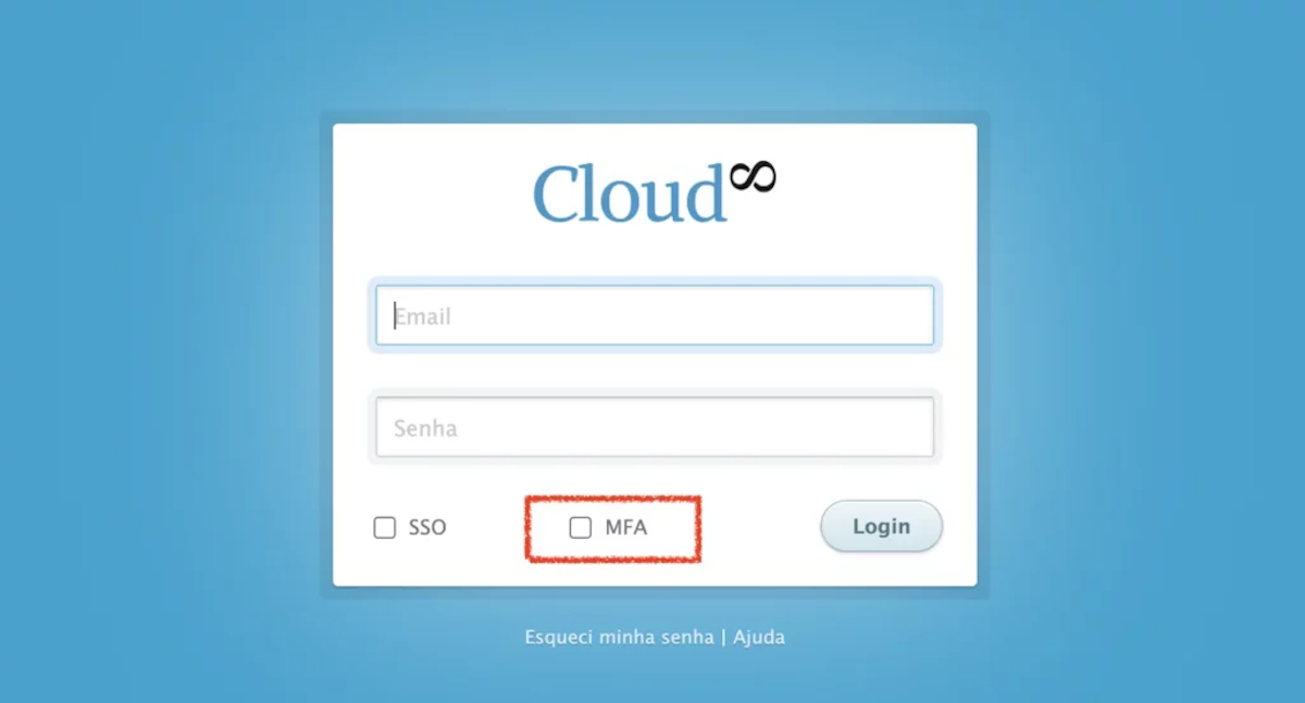 Habilitando MFA no Painel da Cloud8