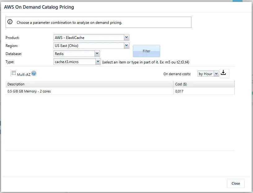 Utilizando o Cloud Pricing na Cloud8