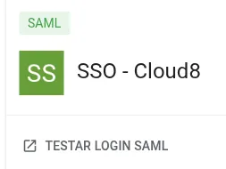 Configurando SSO e SAML da GCP